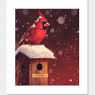 Cardinal Bird Graphic Styles Posters and Art